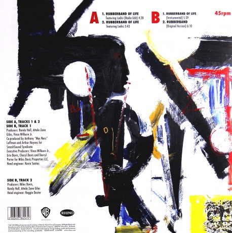 Miles Davis: Rubberband 12" (RSD) [Winyl]