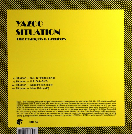 Yazoo: Situation (The Francois K Remixes) (RSD) [Winyl]