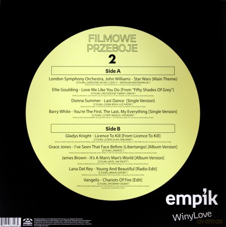 Winylove - Filmowe Przeboje vol. 2 [Winyl]