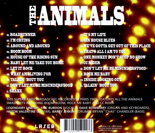 The Animals: Live In Paris 1965 [CD]