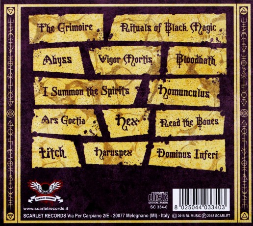 Deathless Legacy: Rituals Of Black Magic (digipack) [CD]