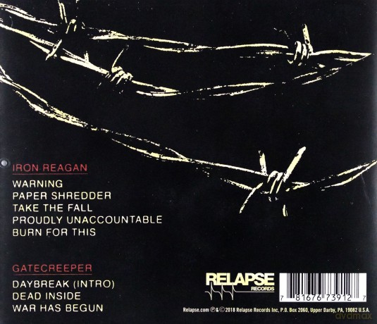 Iron Reagan Gatecreeper: Split [CD]