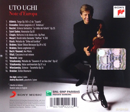 Uto Ughi: Note d'Europa [CD]