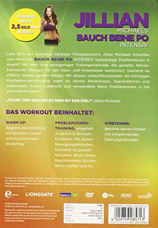 Jillian Michaels - Bauch, Beine, Po intensiv [DVD]