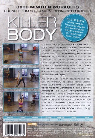 Jillian Michaels - Killer Body [DVD]