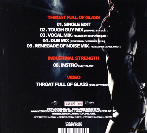 Combichrist: Throat Full Of Glass (Limited Edition) (digipack) [CD]