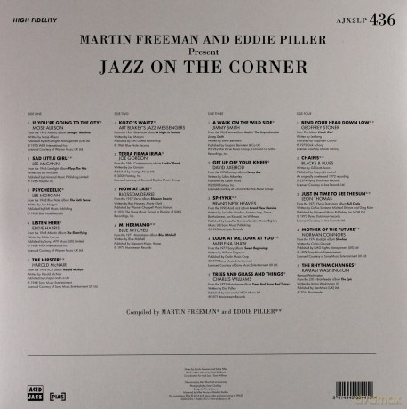Martin Freeman And Eddie Pillar: Martin Freeman And Eddie Pillar Present Jazz On The Corner [2xWinyl]
