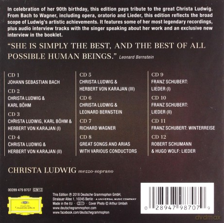 Christa Ludwig: Christa Ludwig Edition [12CD]