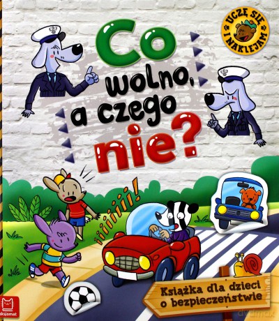 Co wolno a czego nie. Książka o bezpieczeństwie dla dzieci z naklejkami [KSIĄŻKA]