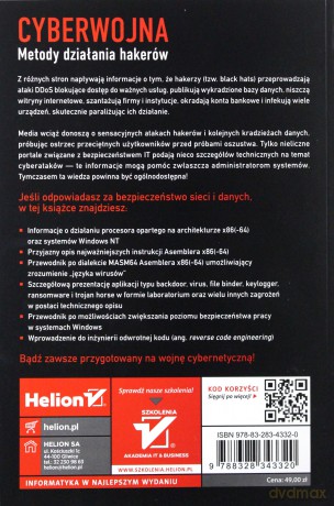 Cyberwojna. Metody działania hakerów - Dawid Farbaniec [KSIĄŻKA]