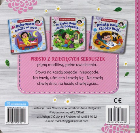 Do ciebie Boże rączki podnoszę. Modlitwy małego dziecka [KSIĄŻKA]