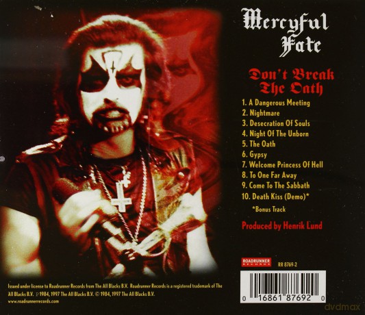 Mercyful Fate: Don't Brake The Oath [CD]