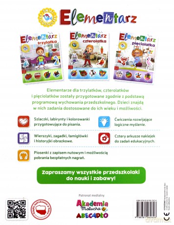 Elementarz 3 latka świat przedszkolaka [KSIĄŻKA]