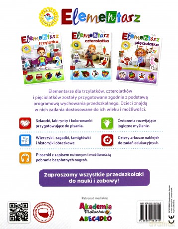 Elementarz 5 latka świat przedszkolaka [KSIĄŻKA]