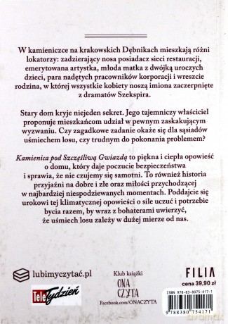 Kamienica pod szczęśliwą gwiazdą. Uśmiech losu - Agnieszka Krawczyk [KSIĄŻKA]