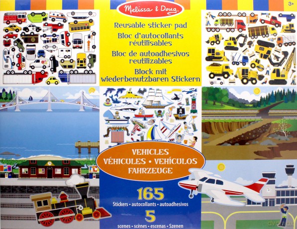 Książeczka z naklejkami. Pojazdy