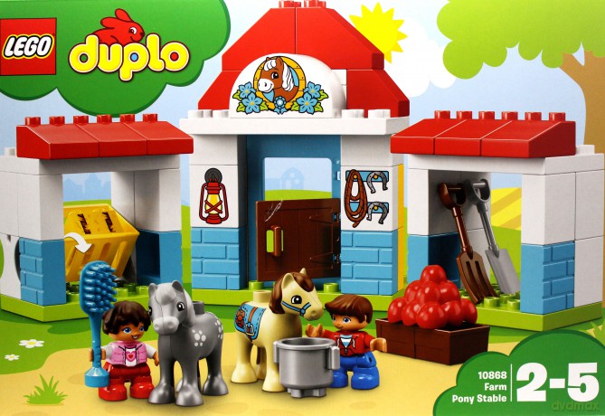 LEGO Duplo Stajnia z kucykami (10868) [KLOCKI]