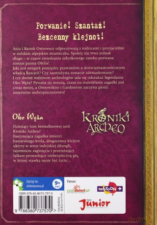 Oko węża. Kroniki Archeo (Tom 10) - Agnieszka Stelmaszyk [KSIĄŻKA]