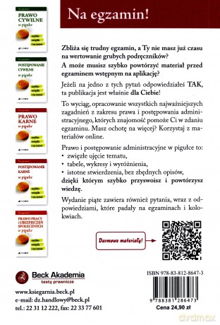 Prawo i postępowanie administracyjne w pigułce [KSIĄŻKA]