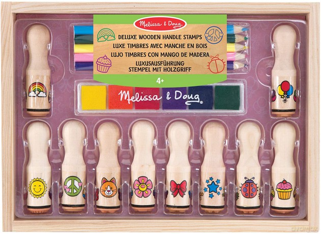 Stempelki drewniane deluxe