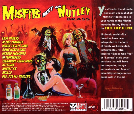Misfits Meet The Nutley Brass: Fiend Club Lounge [CD]
