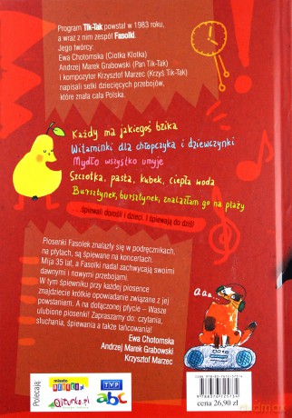 Śpiewamy z Fasolkami piosenki taty i mamy - Ewa Chotomska [KSIĄŻKA]+[CD]