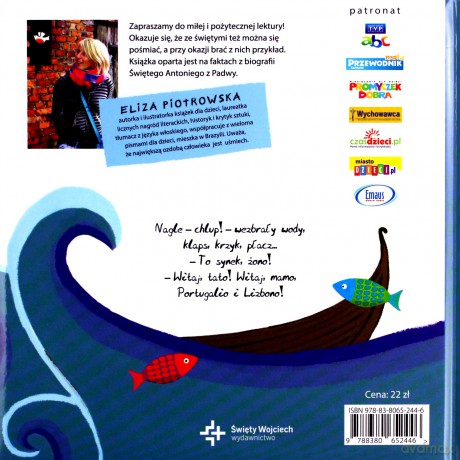 Święty Antoni Padewski. Święci uśmiechnięci - Eliza Piotrowska [KSIĄŻKA]