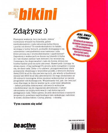 Trzy miesiące do bikini. Be active - Ewa Chodakowska [KSIĄŻKA]