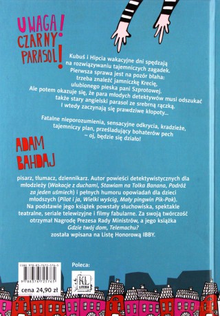 Uwaga! Czarny parasol. Klub Łowców przygód - Adam Bahdaj [KSIĄŻKA]