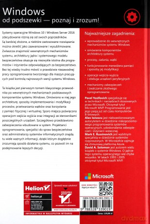 Windows od środka. Architektura systemu, procesy, wątki, zarządzanie pamięcią i dużo więcej - Pavel Yosifovich [KSIĄŻKA]