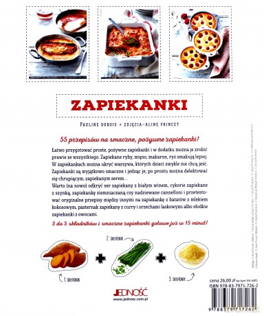 Zapiekanki 3 składniki /15 minut - Pauline Dubois [KSIĄŻKA]