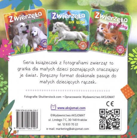 Zwierzęta maluchy. Album malucha [KSIĄŻKA]