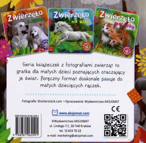 Zwierzęta z mamą. Album malucha [KSIĄŻKA]