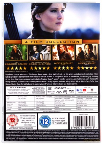 The Hunger Games - Complete Collection [4DVD]