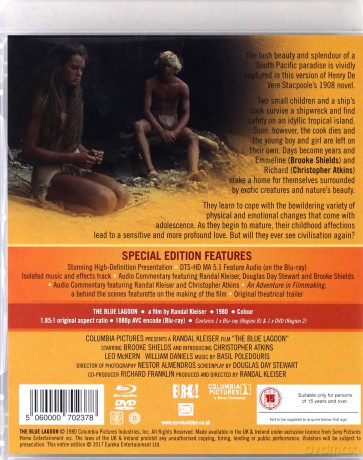 The Blue Lagoon [Blu-Ray]+[DVD]