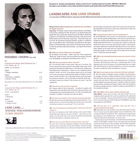 Lang Lang: Chopin Piano Concertos [2xWinyl]