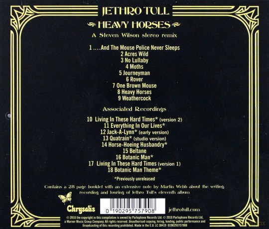 Jethro Tull: Heavy Horses (Steven Wilson Remix) [CD]