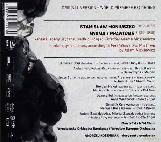 Andrzej Kosendiak: Moniuszko Widma [CD]