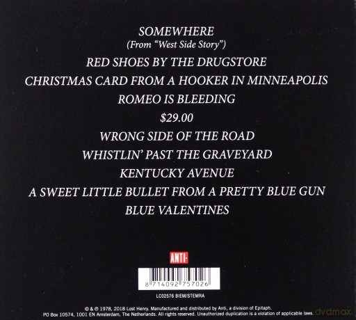 Tom Waits: Blue Valentine (Remastered) [CD]
