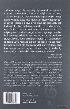 Muzykofilia - Oliver Sacks [KSIĄŻKA]