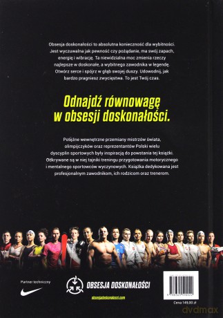 Obsesja doskonałości Profesjonalne przygotowanie motoryczne i mentalne w sportach wyczynowych - Dawid Piątkowski [KSIĄŻKA]