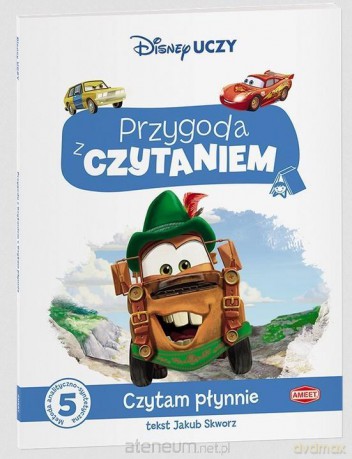 Disney Uczy. Przygoda z Czytaniem 5 Auta [KSIĄŻKA]