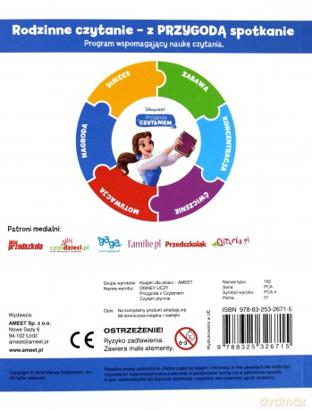 Disney Uczy. Przygoda z Czytaniem 5 Księżniczka [KSIĄŻKA]