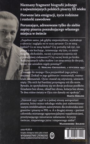 Dziennik 1957-1958 - Gustaw Herling-Grudziński [KSIĄŻKA]