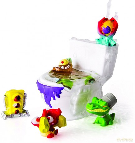 Flush Force Toaleta z pięcioma figurkami [FIGURKA]