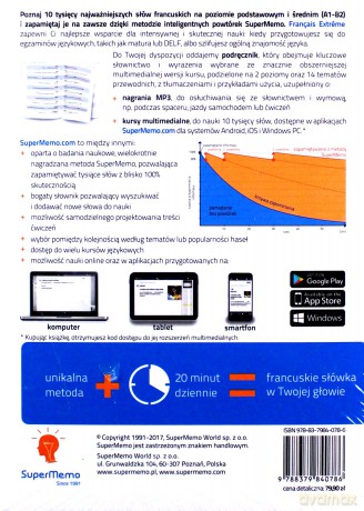 Francuski. Intensywny kurs słownictwa A1-B2 [KSIĄŻKA]