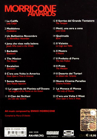 Ennio Morricone: Morricone Awards (digibook) [CD]
