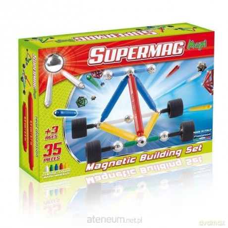 Klocki konstrukcyjne. SupermagMaxi Koła 35 [KLOCKI]