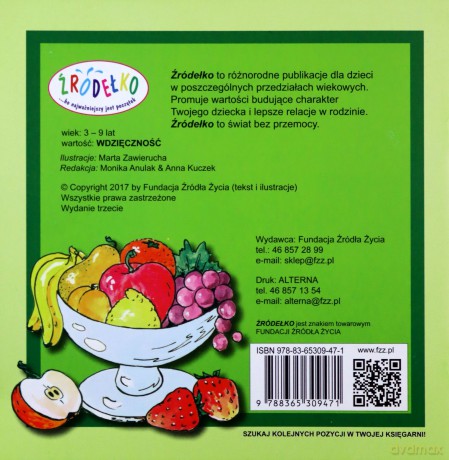 Kolorowanka - Sałatka owocowa [KSIĄŻKA]