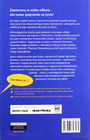 Mikrobiom. Najmniejsze organizmy - Ed Yong [KSIĄŻKA]